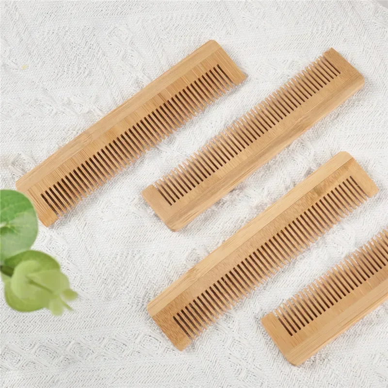 Peigne en bois de brosse à cheveux de poulet d\'hôtel, massage antistatique naturel, outil de coiffure