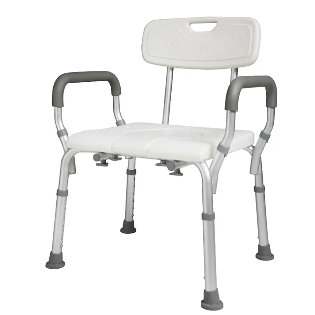 

CE approved Aluminum Shower Chair with Removable Backrest and Armrest