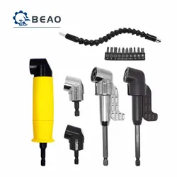 90 /150 Degree Right Angle Hexagon handle extension rod Drill Chuck Universal Bit Driver Corner Electric Power Cordless Adapter