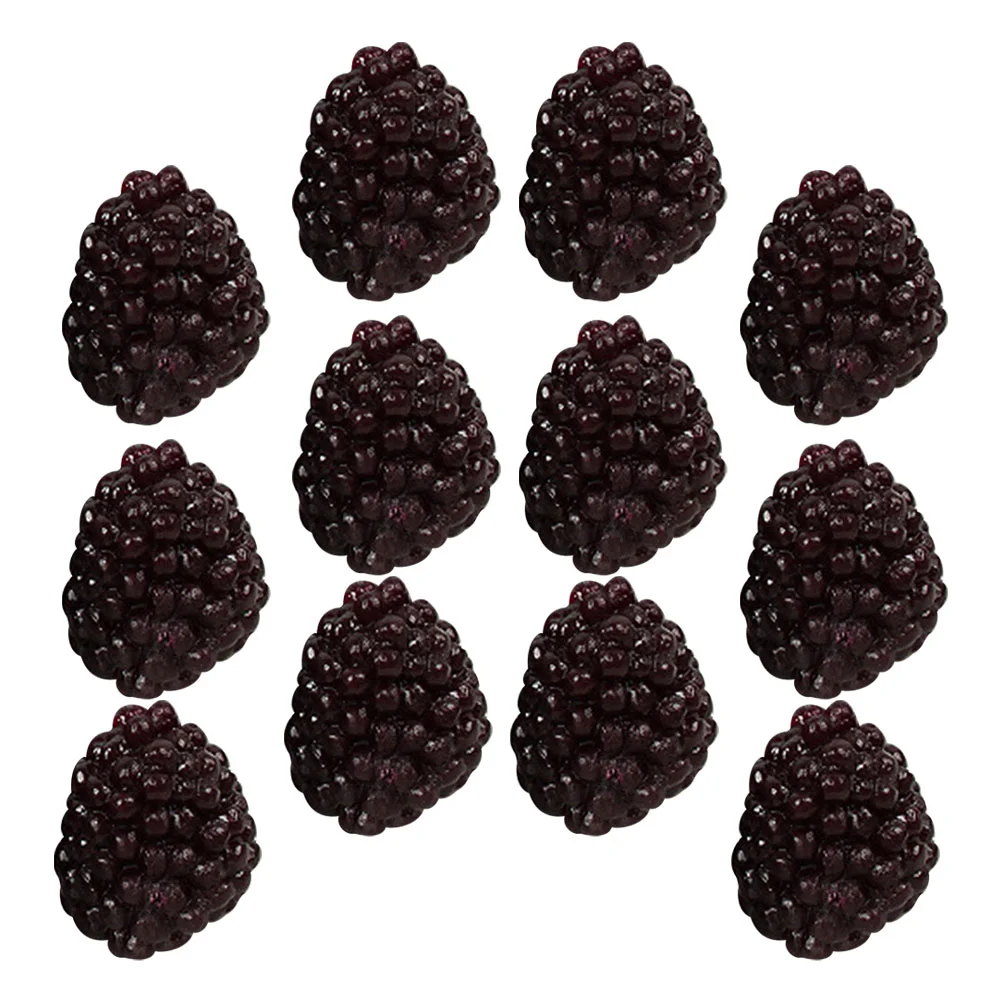 

16 Pcs Simulation Fruit Model Simulated Models Raspberry Photo Prop Scene Layout Pvc Fake Child