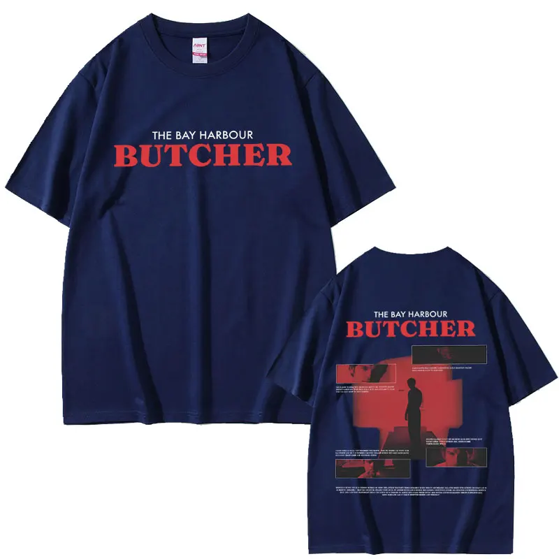 TV Play Dexter Morgan The Bay Harbour Butcher Graphic T-shirt Men Women Casual Cotton Oversized T-shirts Male Vintage Streetwear
