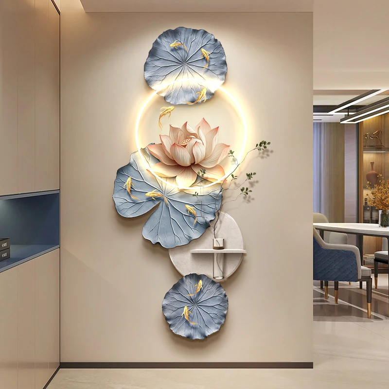 

New model entrance LED wall lamp - luxurious and high-end style - entryway lamp directly facing the door wall - high-end wall la