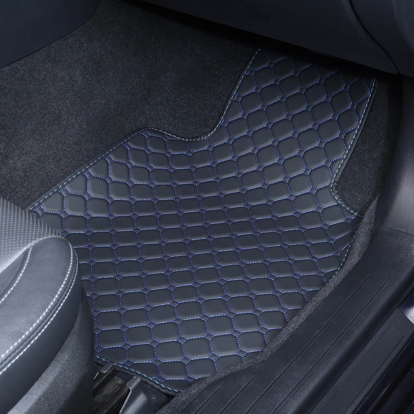 

4 pcs Waterproof Leather Car Floor Mats Universal Auto Foot Pad Protector Automobile Interior Car Accessories Interior XNG01-J