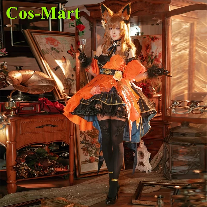 

Cos-Mart Game Arknights Fantasy Village CEOBE Cosplay Costume Lovely Sweet Combat Uniform Activity Role Play Clothing New