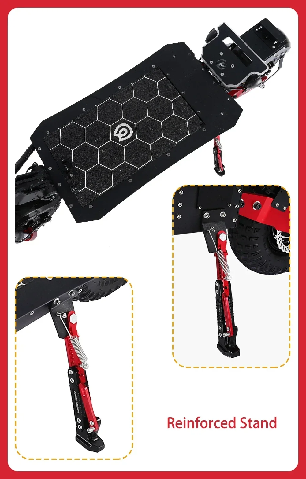 Electric Scooter 8000w Dual Motor 14-inch  Tire Foldable Adult Off-road Electric Scooter Dual hydraulic shock absorption