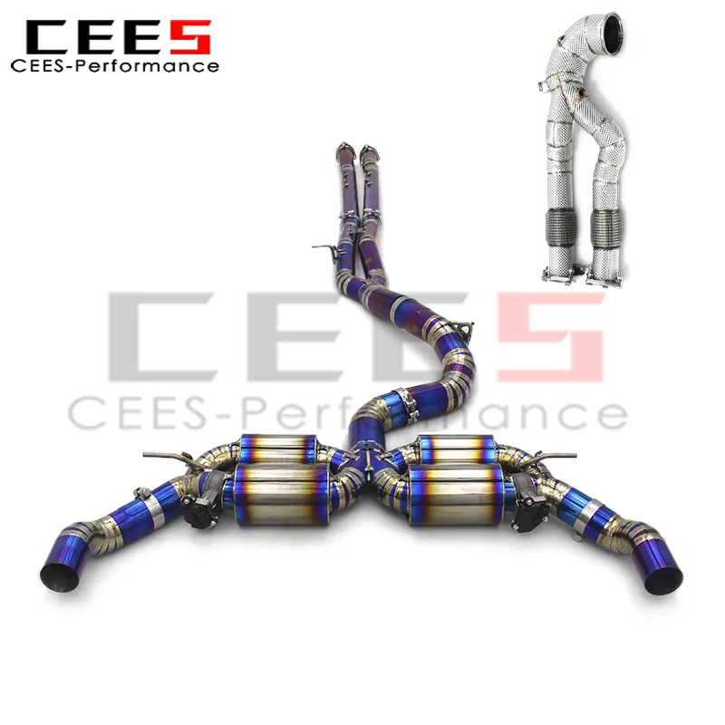 

Cees Catback Выхлоп с водосточной трубой для Audi RS3 8Y TTRS 2.5T Valvetronic Клапан Глушитель Выхлопные системы