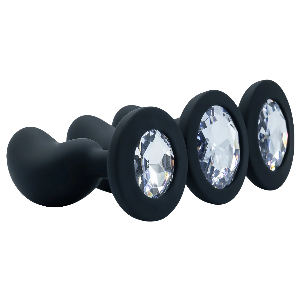 المكونات الشرج 3 حجم سيليكون سدادة المؤخرة محفز Analplug الجنس لعب جهاز تدليك للبروستاتا بوتيسد الجنس لعب للرجال النساء الأزواج #4