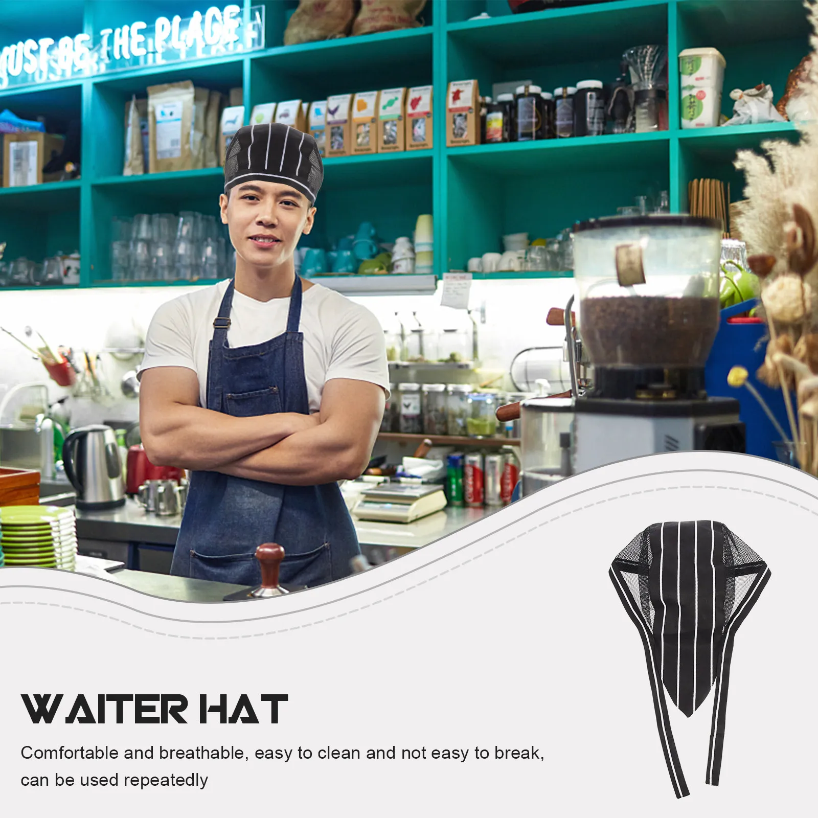 chapeu-de-chef-unissex-ajustavel-estilo-turbante-de-algodao-para-cozinhas-comerciais-escolas-bares-hoteis-e-equipes-de-restaurantes