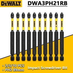 DEWALT 2/5/10PCS PH2 89mm Original Impact Resistant Screwdriver Bit High Hardness Bit for Electric Screwdriver DWA3PH21RB
