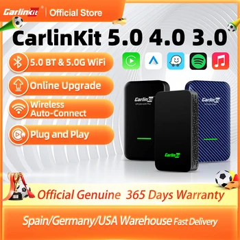 CarlinKit 5.0 4.0 3.0 CarPlay Wireless Dongle Aktivator Auto-Connect für Audi Porsche Benz VW Volvo Toyota Plug&Play MP4 MP5 Play
