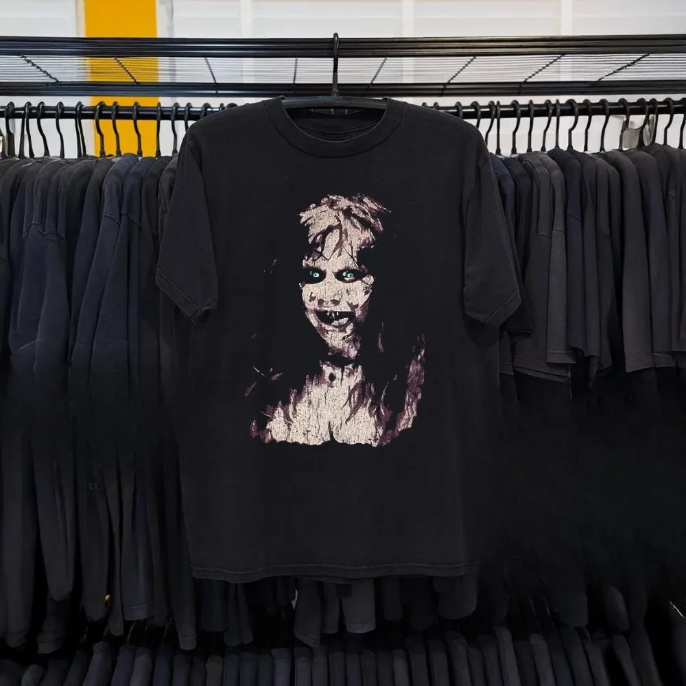 The Exorcist Terror T-shirt Men's Cotton T-shirt Spring/Summer New Product Casual Fashion T-shirt