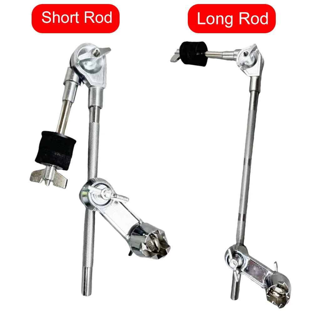 Adjustable Cymbal Boom Arm with Clamp Holder Bracket,Cymbal Extension Rod Clamp On Drum Cymbal Stand