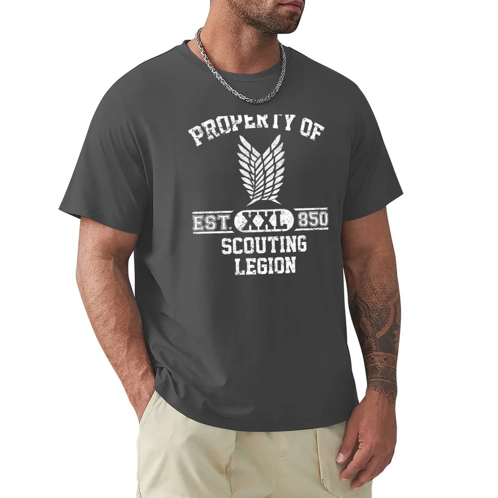 Property of Scouting Legion - Survey Corps logo T-Shirt cute clothes customizeds t shirts for men cotton