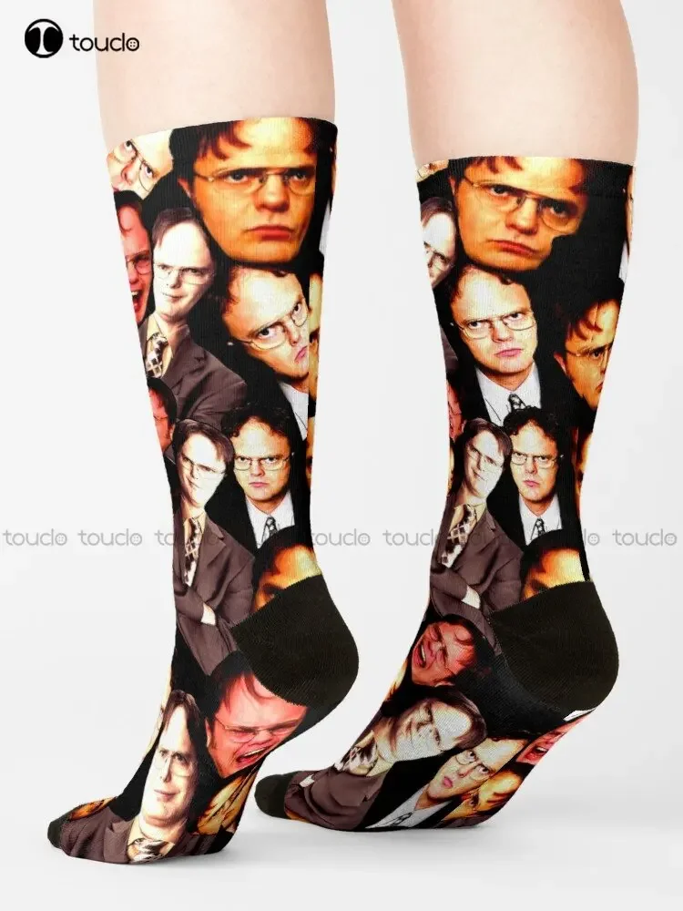 Dwight Schrute - The Office Dwight Schrute Socks Custom Women Socks Christmas New Year Gift 360° Digital Printing Streetwear