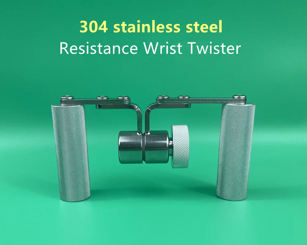 Adjustable Resistance Twister Wrist Rotation Training 304 Stainless Steel Arm Forearm Exerciser Finger Trainer Strength Grip Pro