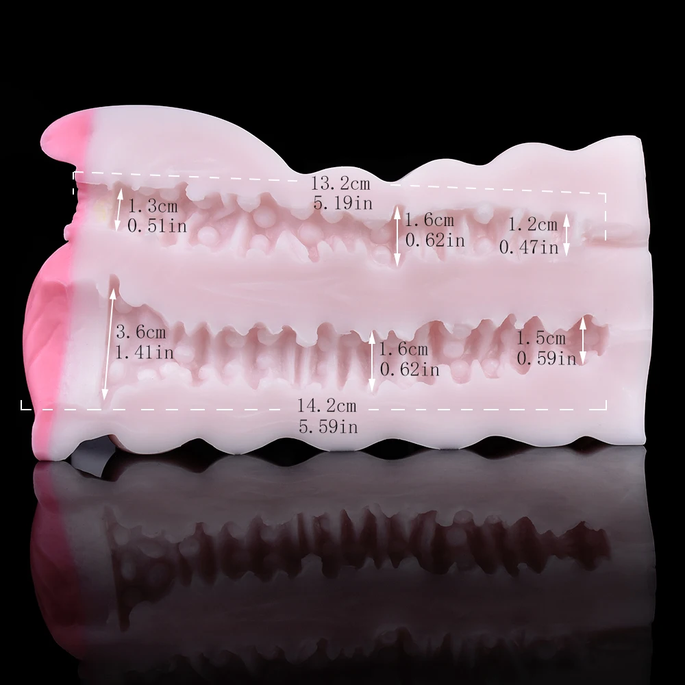 GEEBA 2311 Lifelike Animal Pink Pig Male Masturbator Silicone Animal Shape Masturbation Cup Realistic Vagina PocketPussy Onahole