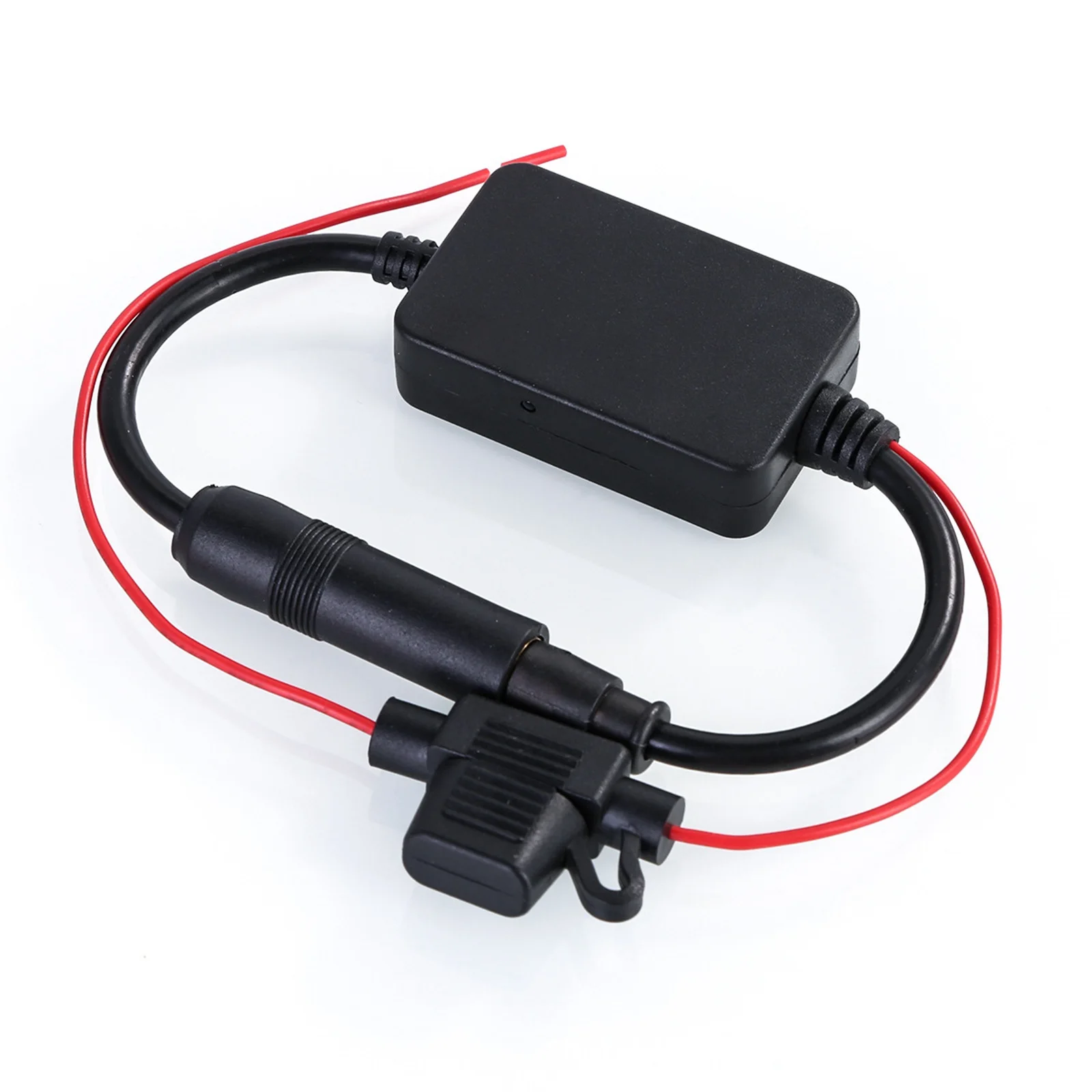 Car Stereo FM&AM Radio Signal Antenna Aerial Signal Amp Signal Amplifier Auto Car Radio FM Antenna Signal Booster Universal