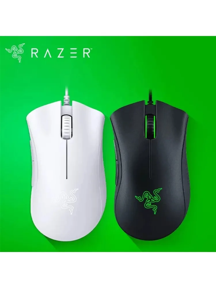 Razer original com fio mouse para jogos sensor óptico 6400 dpi mouse para jogos para laptop mouse