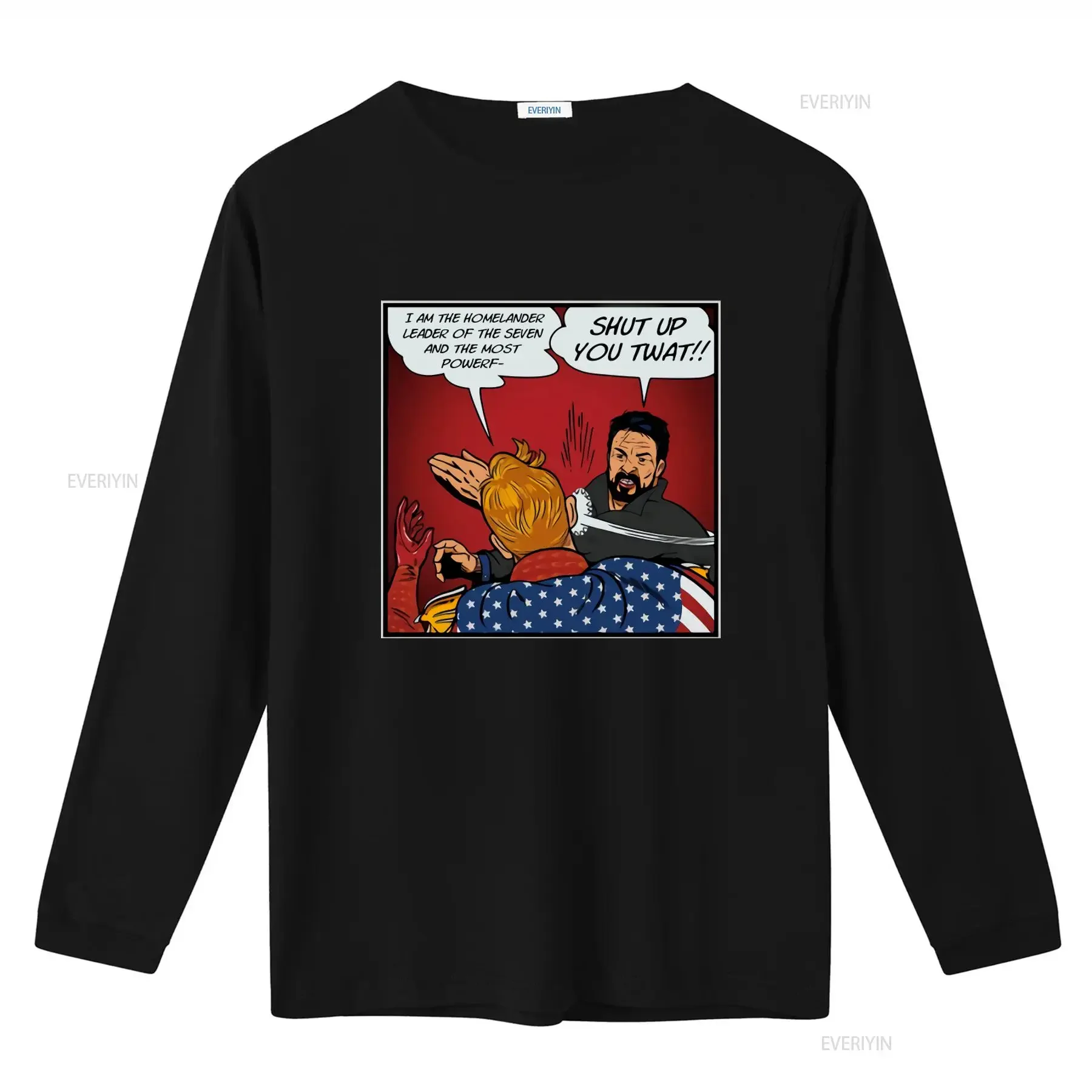Billy Butcher Hit The Seven Homelander Shut Up Boys Diabolical T Shirt vintage Washed streetwear Comfortable Stretched