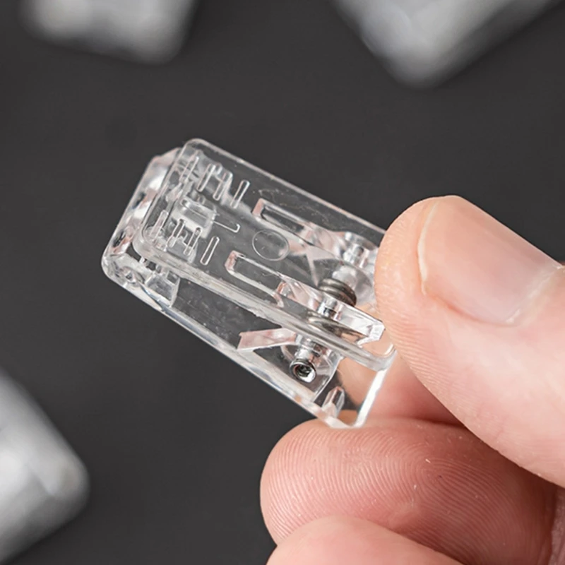 Bộ 50 Rõ Ràng Tự Dính Kẹp Tường Kẹp Thảm Kẹp Poster Móc Kẹp Có Dán Mặt Sau Cho Note Ảnh trang Sức Giọt