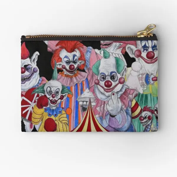 Killer Klowns From Outer Space  Zipper Pouches Socks Wallet Money Pocket Small Key Cosmetic Men Coin Women Storage Panties