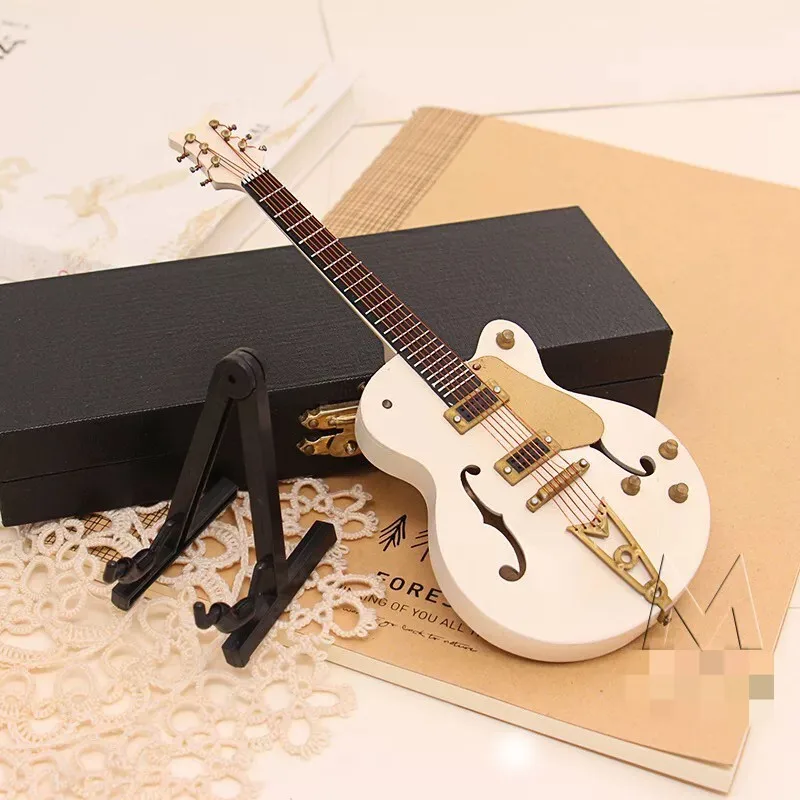 

Модель электрогитары в масштабе 1/6, фонический белый бас, металл, рок, подходит для 12 дюймов, подвижный, 18c