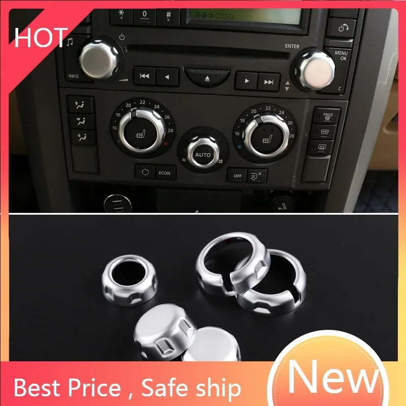 

For Land Rover Discovery 3 2004-2009 LR3 Range Rover Sport L320 2005-08 Volume and Air Conditoin Button Trim Car Accessories