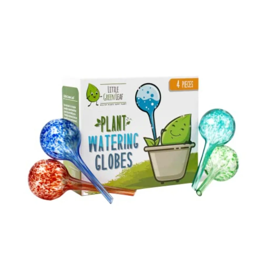 

LGL Plant Watering Globes Automatic Self Watering Globes. Drative Self Watering Planter Inserts Made From HandBlown Durable Gla