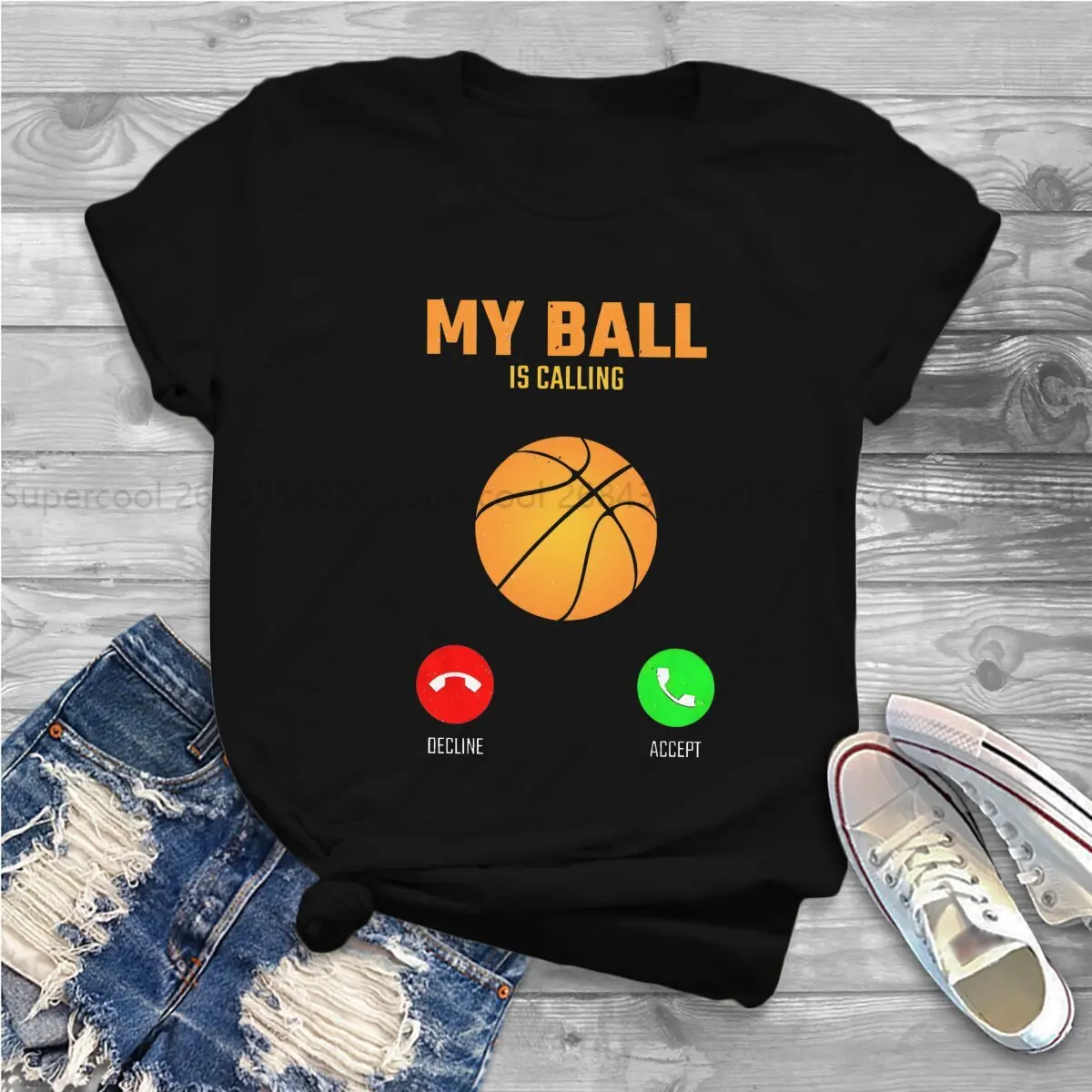 Quote Hip Hop Polyester TShirt Basketball Sports Style Streetwear Comfortable T Shirt Female