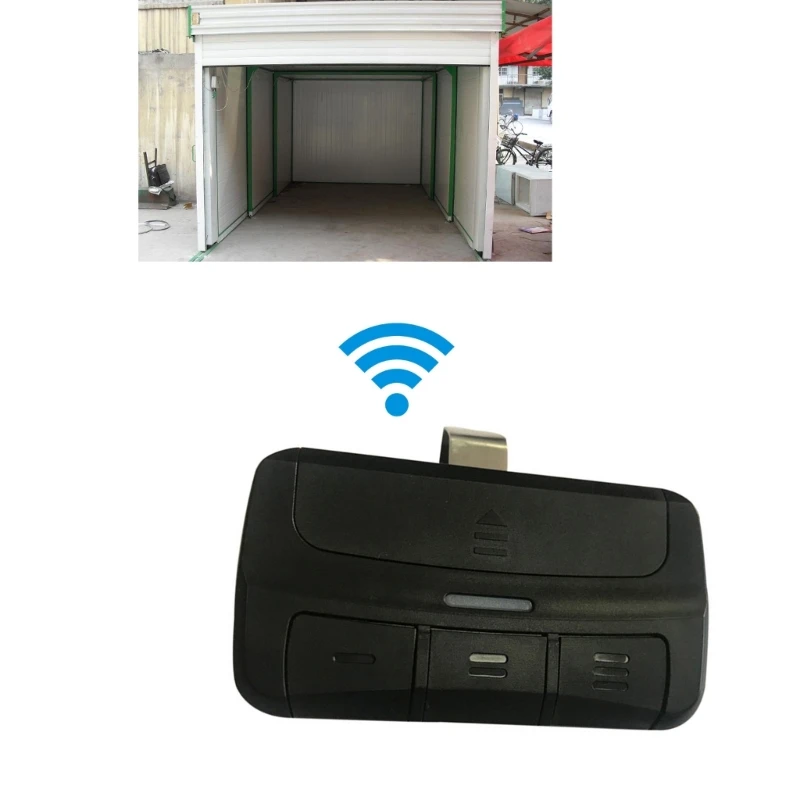 Universal Garage Door Opener Multi frequency Remote Control with 3 Button Simple Operation Remote Control for Gate