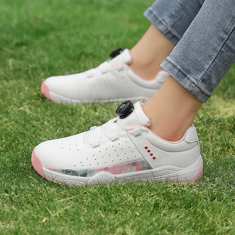 Professional Golf Shoes for Women, Luxury Golf Sneakers, Walking Shoes for Golfers, Ladies Sneakers, Plus Size, 36-42, New