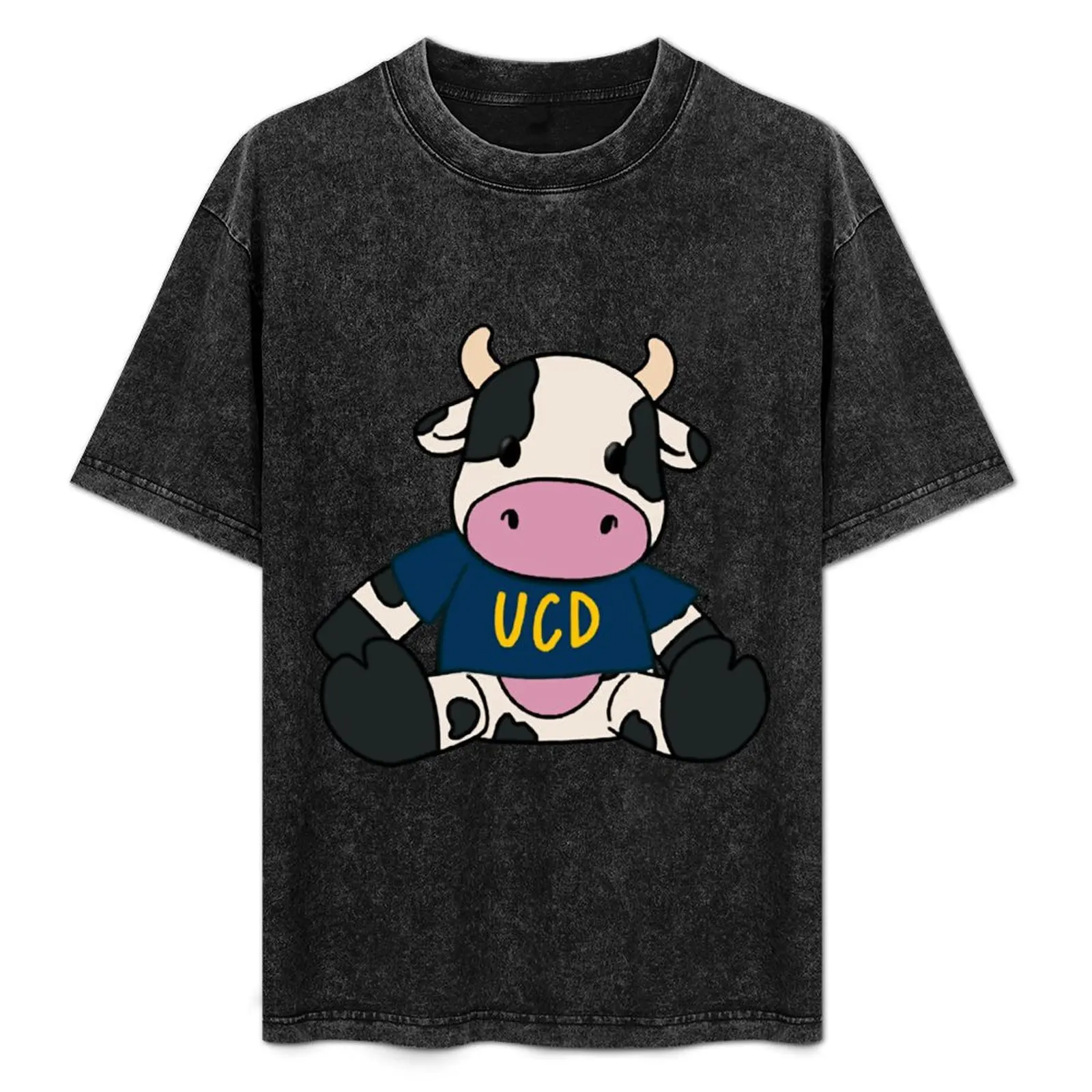 

uc davis cow T-Shirt Quick Dry Sports Short Sleeve Tee