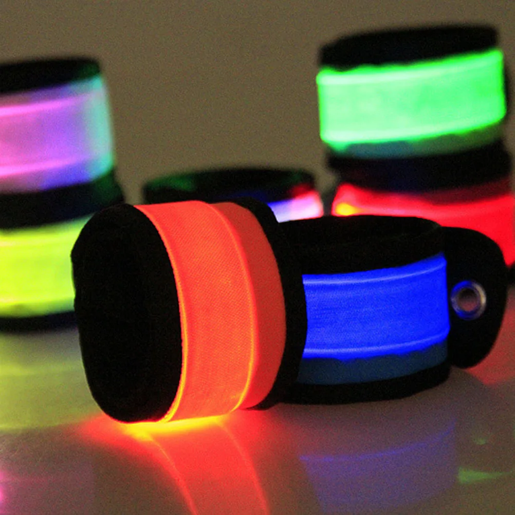 

7Pcs LED Luminous Wristbands Adjustable Bracelets for Concert Parties Running Cycling Camping Concert Luminous Wristbands