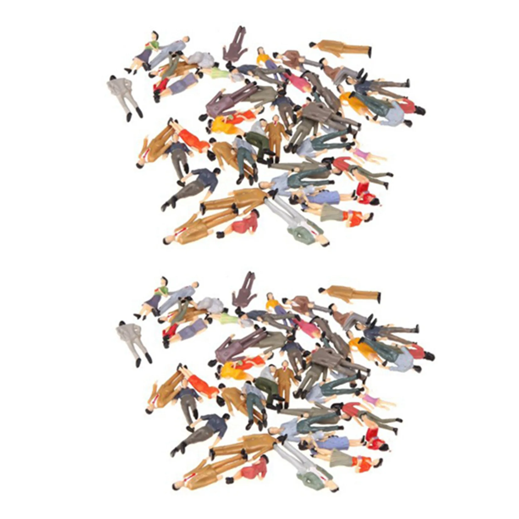 

ABUM-100 шт., масштаб G, 1:30, смешанная окрашенная модель, фигурки людей, поездов, парка, уличных пассажиров