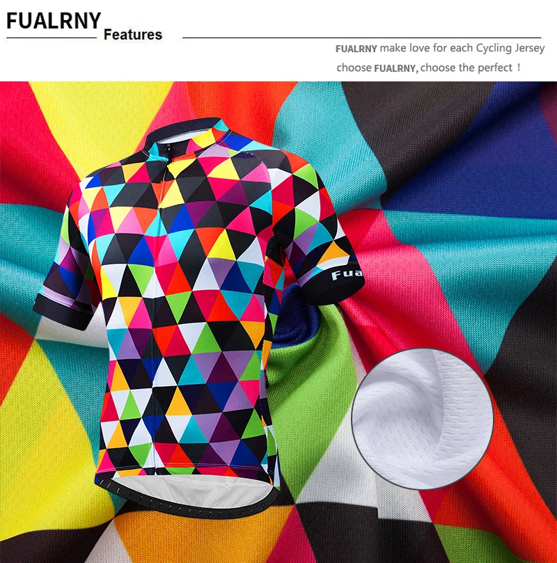 New Fualrny Cycling Jersey Set Classic MTB Cycling Bib Shorts Kit Reflective Custom Bike Clothes Bicycle Clothing Maillot Ciclis