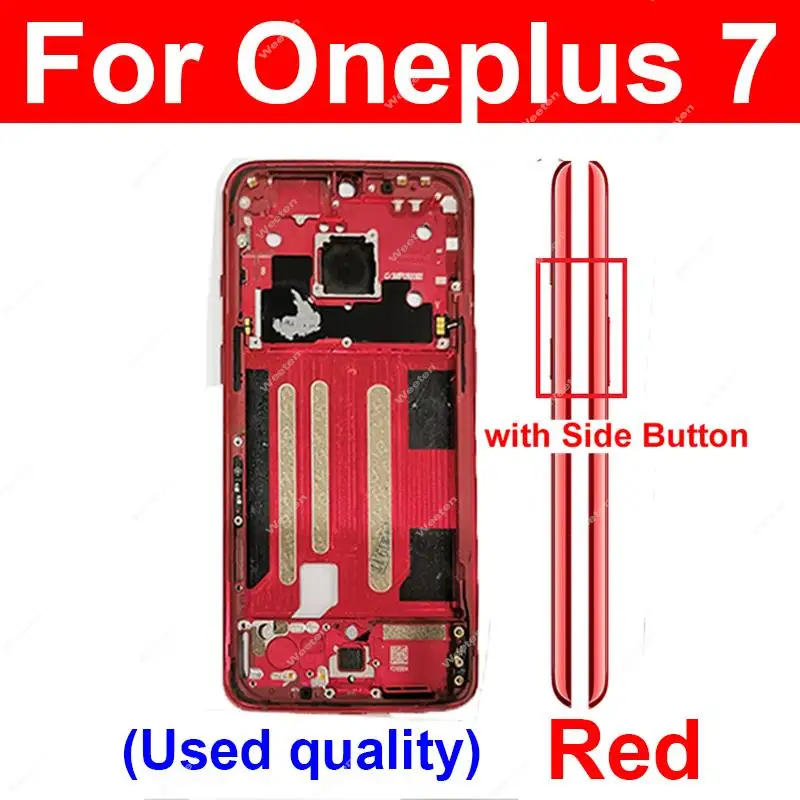 Middle Frame Housing Cover For OnePlus 1+ 7 7T 7 Pro Middle Frame Bezel Chassis Replacement