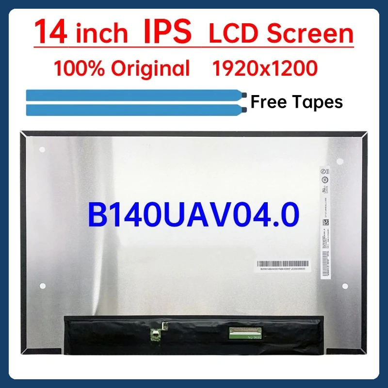 

14 Inch IPS Laptop LCD Screen B140UAV04.0 Display Matrix Panel Replacement