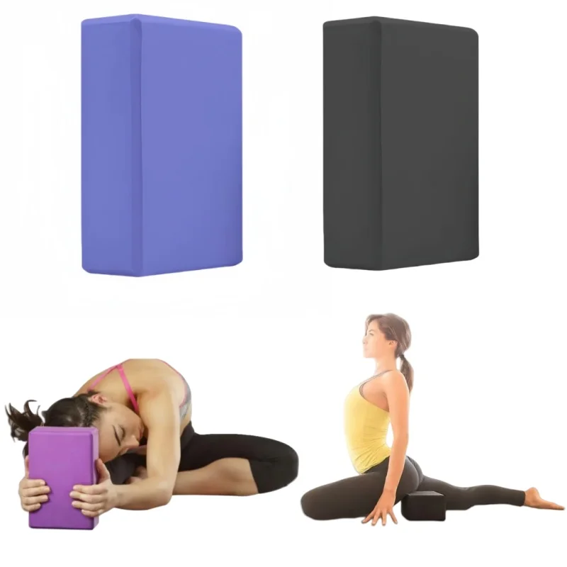 EVA Yoga Block Solid Color Gym Training Blocks Moisture-Proof High Density Yoga Blocks Body Shaping Yoga Blocks Fitness Supplies