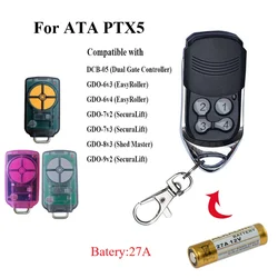 Télécommande de porte de garage ATA PTX5 PTX-5 TrioCode GDO compatible avec PTX-5v1 GDO 11v 1/6v 3/6v 4/7v 3/8v 3/9v3