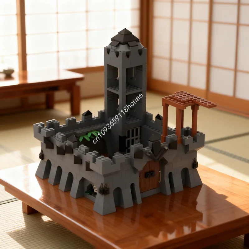 

511 шт. MOC Хоббит Лорд Кольца Урук Хай Outpost Модель Строительные Блоки Архитектура Рождественский Подарок Образовательная Игрушка Кирпич Дети