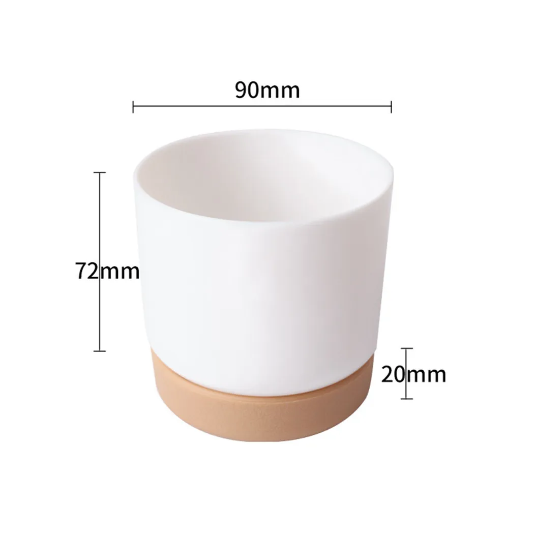Plant Pots Water Absorption With Saucers Flowerpot Garden Flower Indoor Automatic Self-Watering Room Or Garden