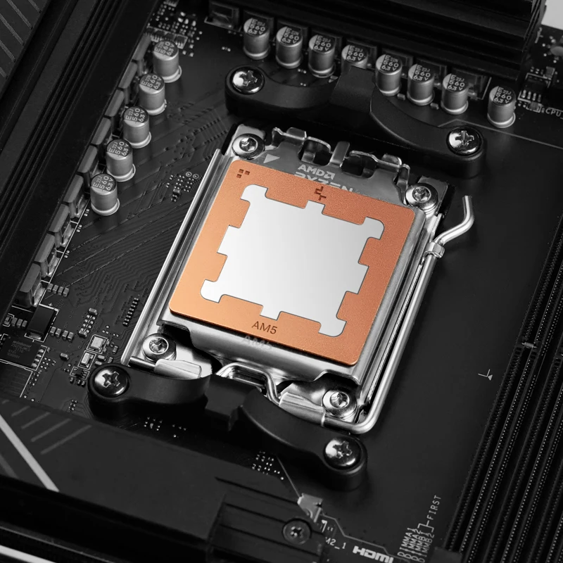 Deepcool AM5 Thermal Paste Guard CPU Cooler Armor AMD For 7950X 7900X 7700X 7600X Chips Heatsink Cover Copper