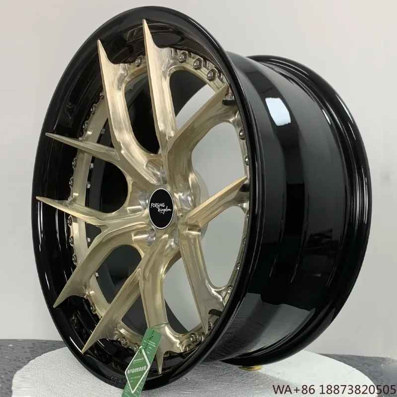JT High-End New Two-Piece Forged Aluminium Alloy Multi-Spoke Car Wheels 18-23 Inches Various PCDs 5x108/114.3/120/112/130