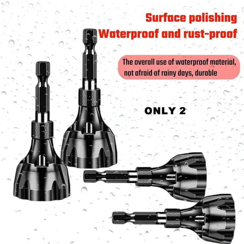 ABWZ-Deburring Tool For Metal, Hex Shank Thread Repair Tool And Chamfer Tool, Fits For 1/8-3/4In(3Mm-19Mm),Kinds Ofmaterials
