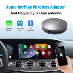 Adaptador de CarPlay inalámbrico para coches con cable de fábrica, Dongle inalámbrico para CarPlay, convierte cableado a inalámbrico