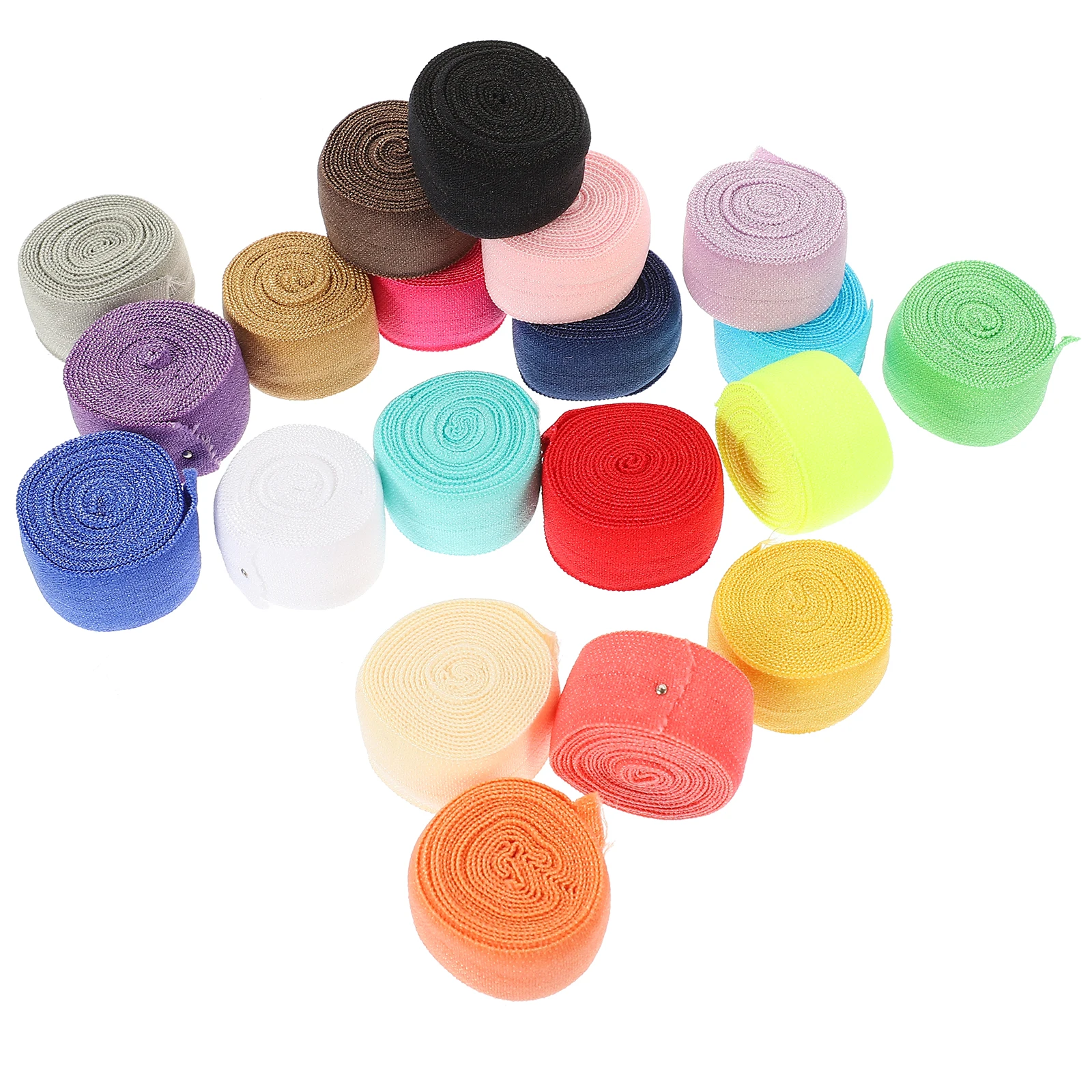 

Braided Elastic Band High Elasticity Knit Rope for DIY Sewing Clothes Accessories 20 Rolls Elastic Band Stretch Strap