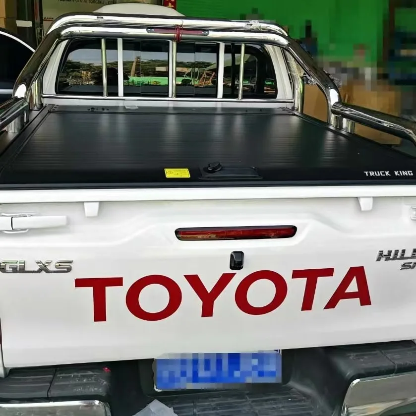 토요타 하이럭스 SR5 헤비듀티 방청 롤링 토너 커버용 알루미늄 롤앤락 롤업 리드