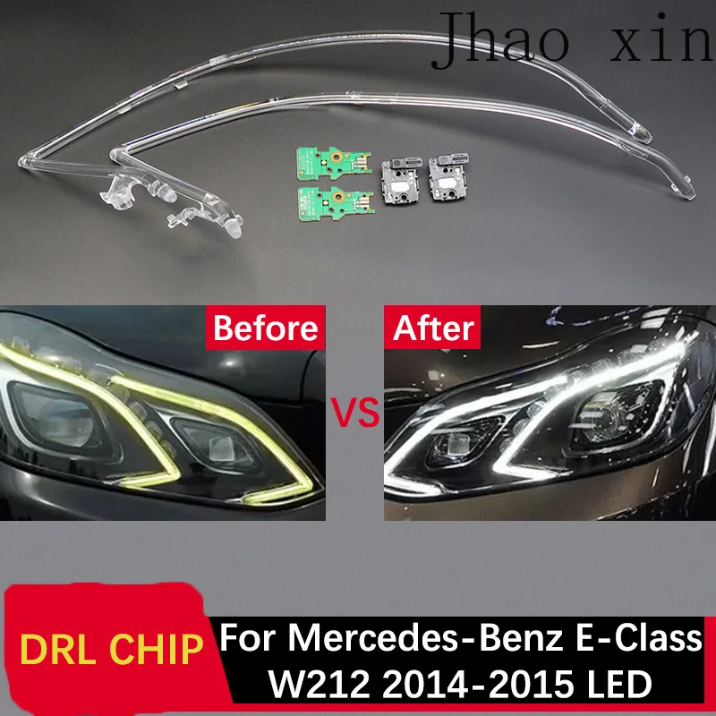 

Front Headlight Ballast for Mercedes-Benz E-Class W212 14-15 LED White Light Circuit Board Angel Eye Car Headlight DRL CHIP Tube