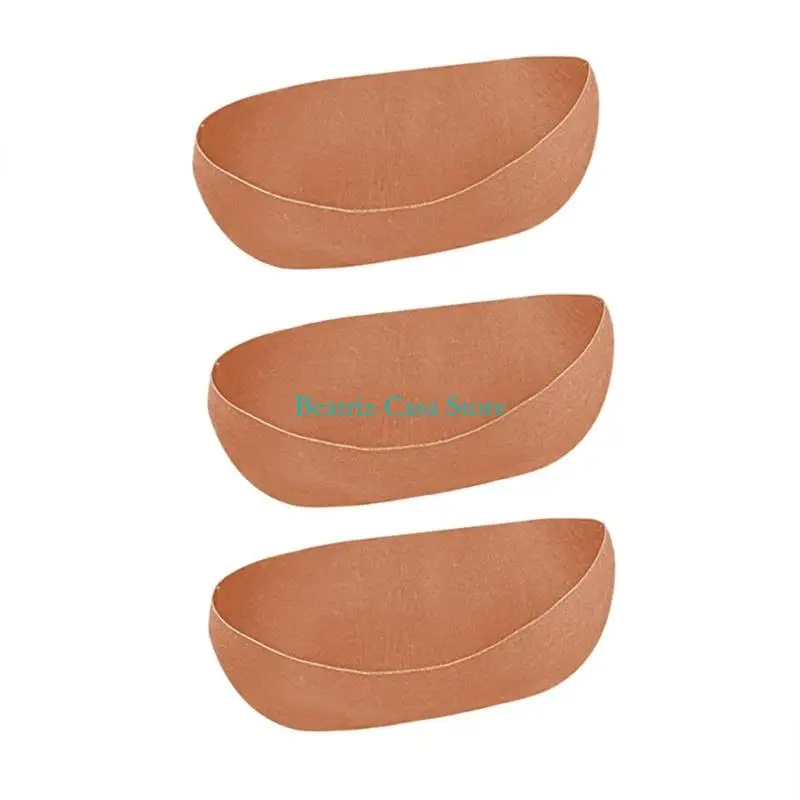 3pcs 패브릭 트로프 바구니 라이너 헤비 듀티 펠트 식물 용기 절연 패드 야채 허브 재배자 삽입 kxre