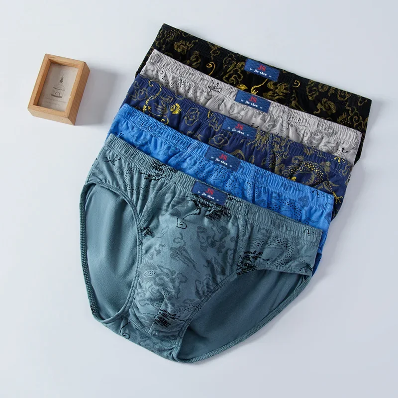 

5 Pcs/Lot Cotton Underpants For Men Briefs Male Underwear Knickers Panties Pant Shorts Sexy Undies L XL 2XL 3XL 4XL 5XL 6XL 7XL